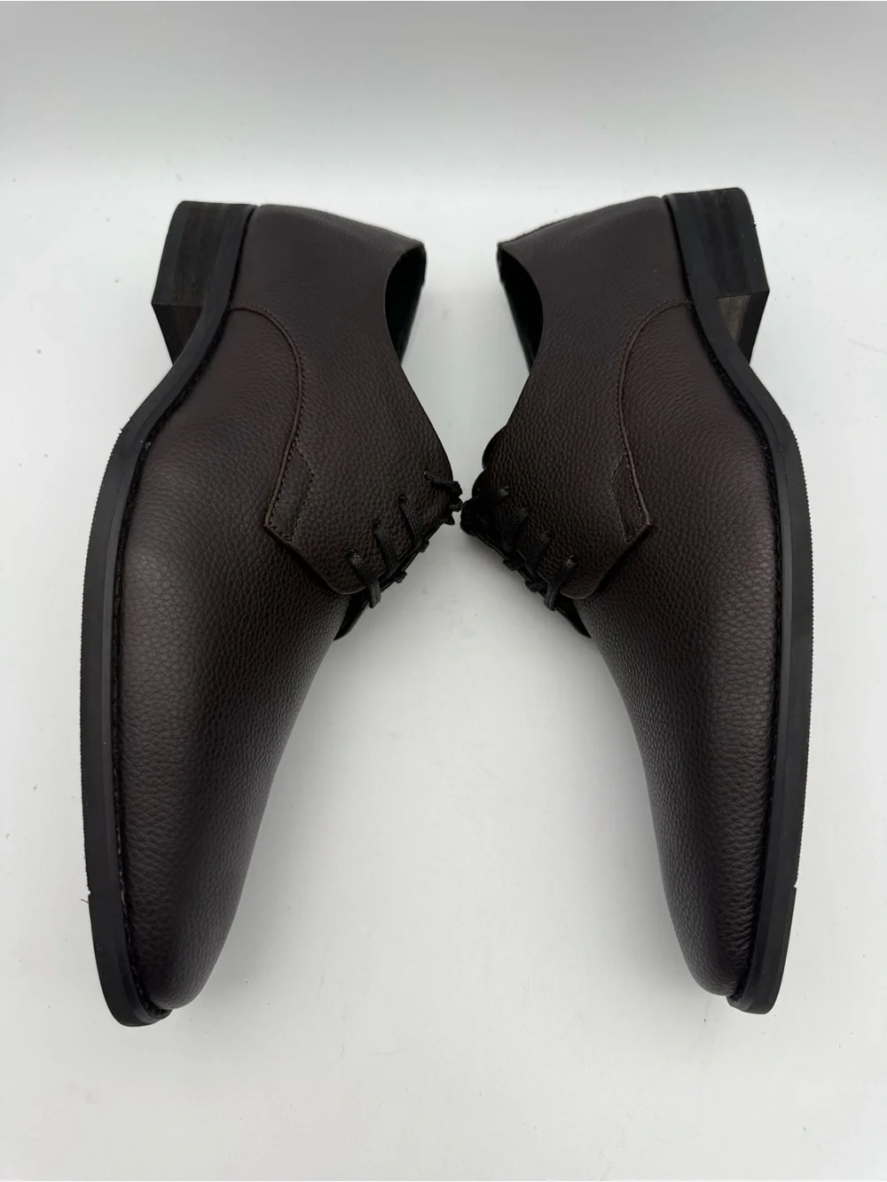 BRAND NEW Calvin Klein Men's Ramses Tumbled Leather Dark Brown Men’s Size 11